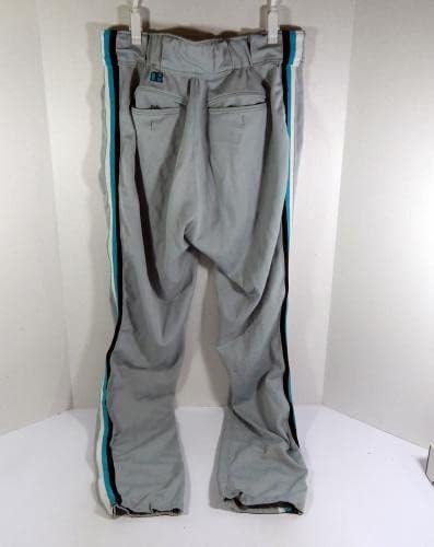 1999 Флорида Марлинс Брэйден Лупер # Сиви Панталони, които се Използват в играта на 40 DP36453 - Използваните в играта панталони MLB
