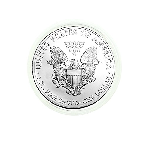 Американски сребърен орел 2021 година. Сребро 999 проба директно намаляване на Air Tite с нашия сертификат за автентичност