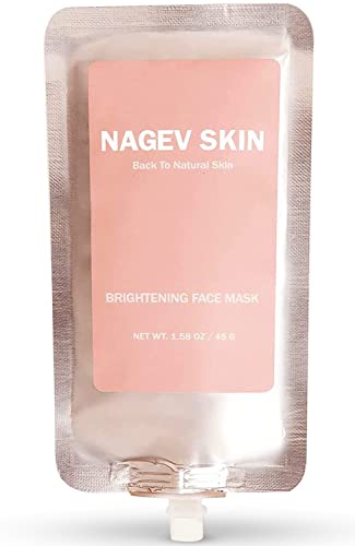 Осветляющая маска за лице Nagev Skin - се влива в каолиновой глина, масло от шеа и глицерине - Дълбоко почистване, осветляющая,