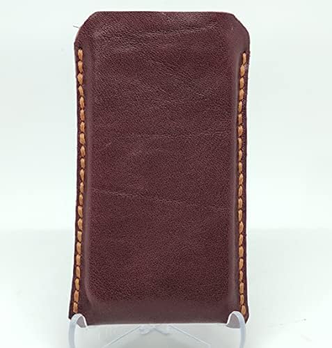 Чанта-кобур от естествена кожа за Samsung Galaxy A30, Калъф за вашия телефон ръчна изработка от естествена кожа, Изработен по поръчка Кожен Калъф-чанта за носене, Вертикалн?
