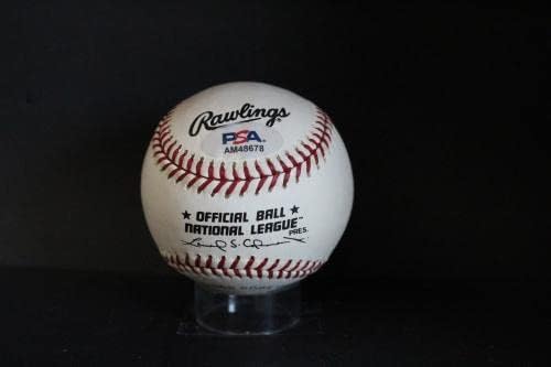 Бейзболен автограф Дюк Шнайдер Auto PSA/DNA AM48678 - Бейзболни топки с Автографи