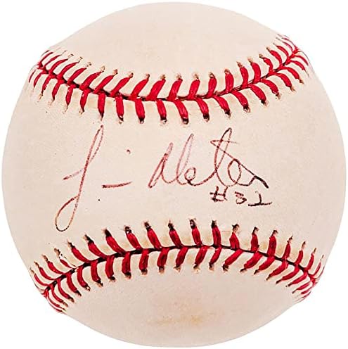 Луис Матос С Автограф от Официалния представител на AL Baseball Балтимор Ориълс Инв 210202 - Бейзболни топки С автографи
