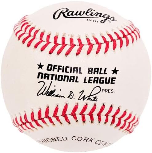 Официален инв NL Baseball Chicago Cubs 210153 с автограф на Джером Уолтън - Бейзболни топки с автографи