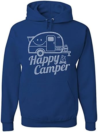 Тениска Hunt Happy Camper Hoody С Качулка на АВТОБУСА Туризъм Къмпинг Лятна Hoody За Пътуване На Природата