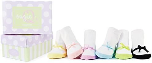Комплект чорапи Trumpette за малки момчета и момичета, 6 опаковки, Унисекс, 0-24 месеца
