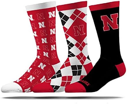 Мъжки тържествено чорапи Strideline NCAA - Комплект Executive 3 - Един размер Подходящ за повечето