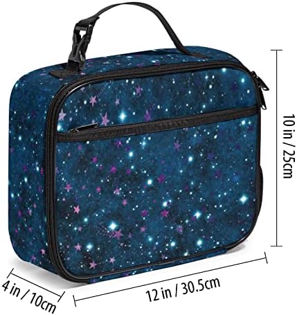 Многопластова чанта за обяд с цип Звездно Небе, Множество чанта за обяд в хладилника за мъже И жени, подходящ За работа,