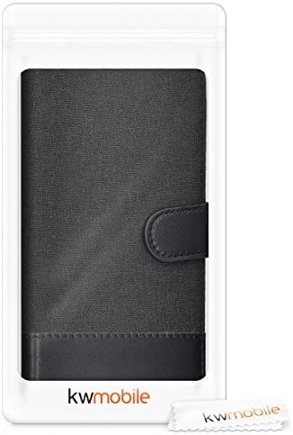 Чанта-портфейл kwmobile, съвместим с Samsung Galaxy A5 (2017) - Торбичка от плат или изкуствена кожа с панти капак за