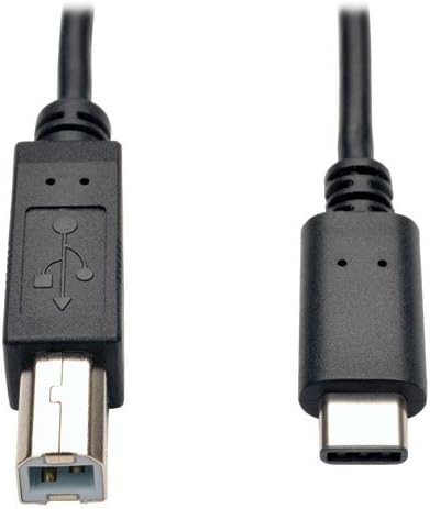 Високоскоростен кабел Трип Lite 6 фута USB 2.0 5-Пинов Mini-B към USB Type-C USB, C, M/M, Черен