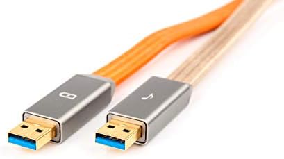 Двухголовочный аудиофильский USB кабел iFi Gemini3.0 с отделни канали за предаване на данни и захранване (1,5 m, USB