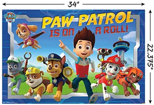 Тенденции Международен Плакат на Nickelodeon Paw Patrol Crew Стенен 22.375x 34