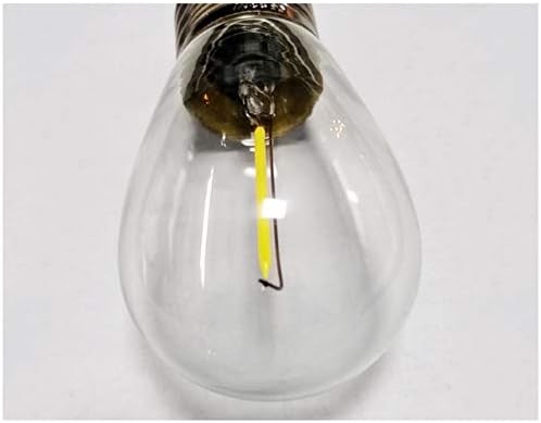 MD Lighting 25 Опаковки led лампи S14, Гирляндные на електрически Крушки с мощност 7 Вата, което се равнява на Естествена светлина в Бял цвят 6000 До 0,65 W, сменяеми електрически ?