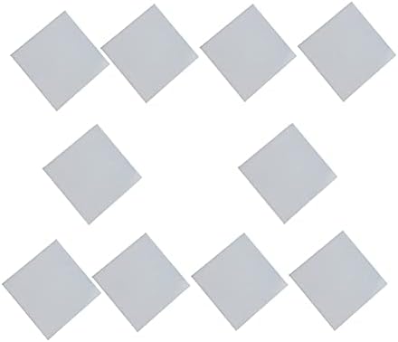 Керамични листове от алуминиев оксид GONNSDS - Керамична подложка САМ Занаятите (10 броя), 30 мм x 30 мм x 1 мм