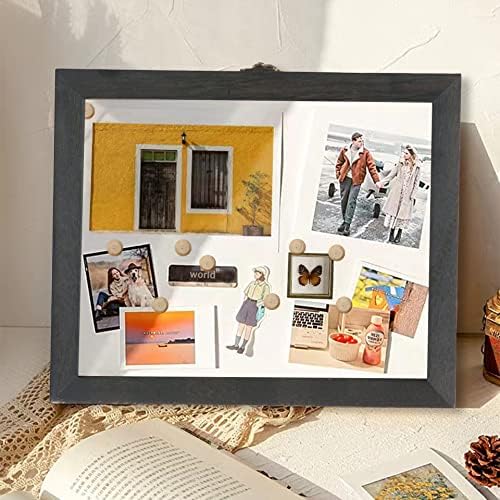 Витрина Reowiodon Shadow Box 8x10 11x14, фоторамка за оцветяване с ленена облегалка и стъклена предна част, за по-добра демонстрация на вашите различни колекции от произведения ?